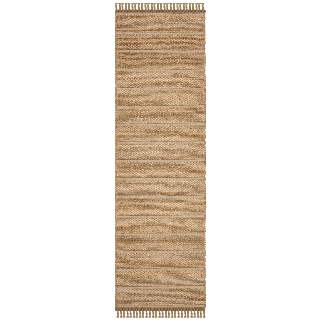 SAFAVIEH Natural Fiber NF550A Natural / Light Grey Rug Image 3