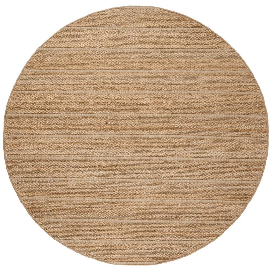 SAFAVIEH Natural Fiber NF550A Natural / Light Grey Rug Image 6