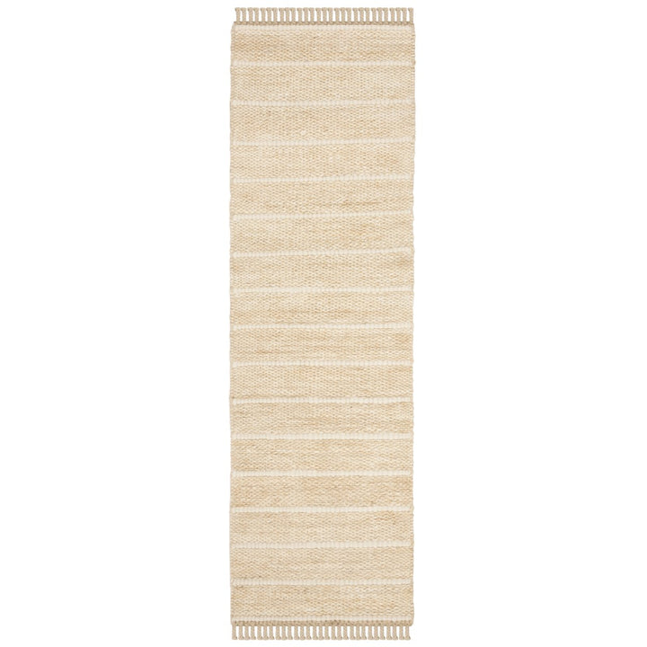 SAFAVIEH Natural Fiber NF550B Handwoven Ivory /Ivory Rug Image 1