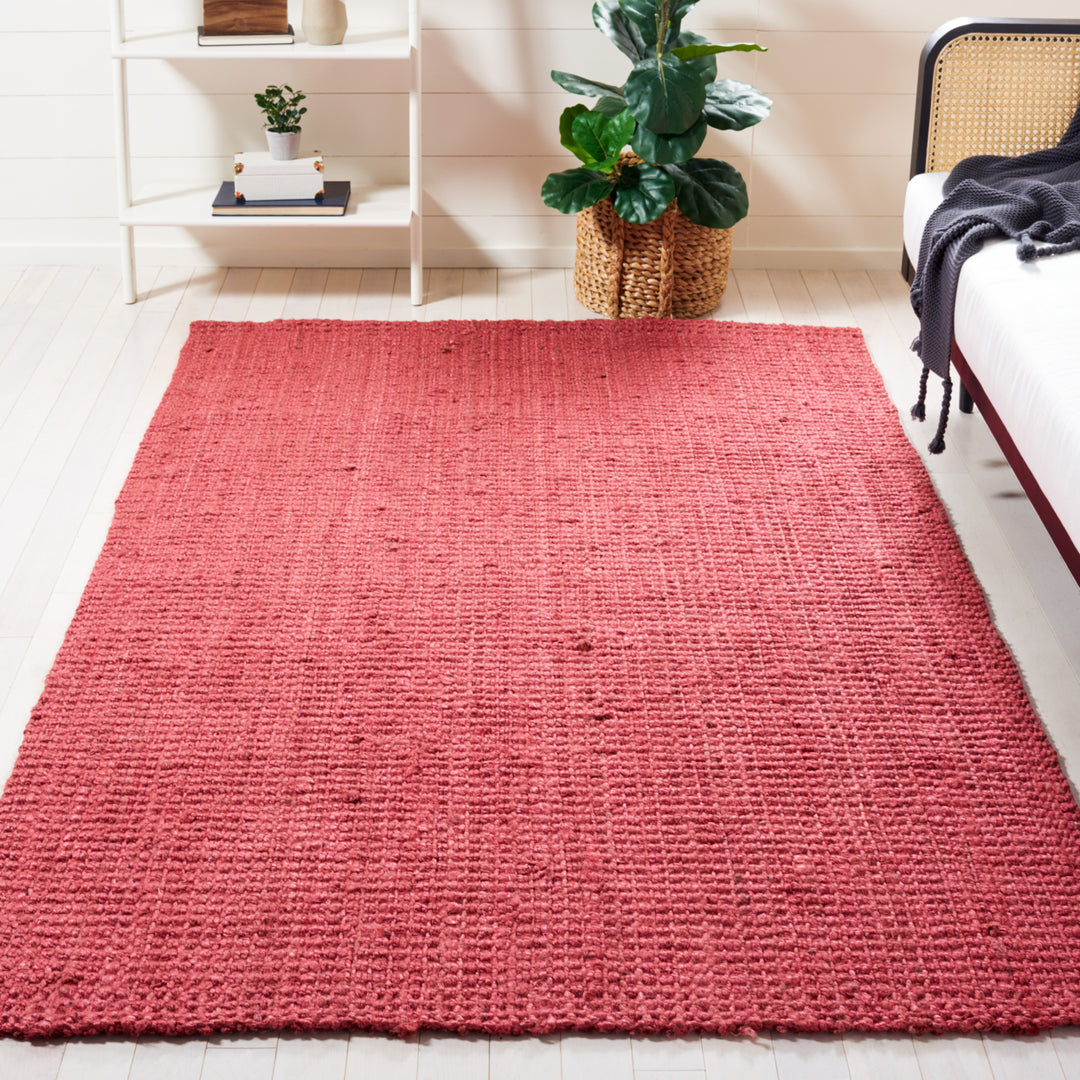 SAFAVIEH Natural Fiber NF730D Handwoven Red Rug Image 1