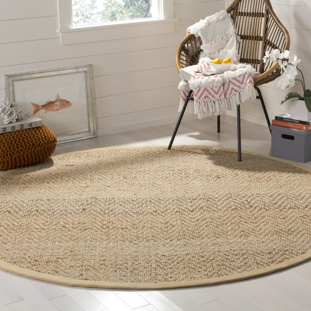 SAFAVIEH Natural Fiber NF731A Handwoven Natural Rug Image 2