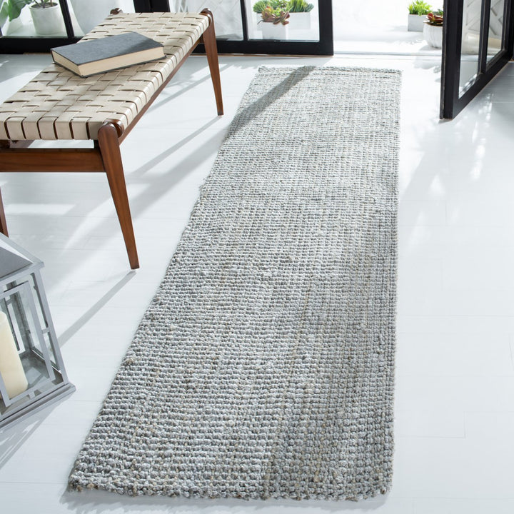 SAFAVIEH Natural Fiber NF730F Handwoven Grey Rug Image 3