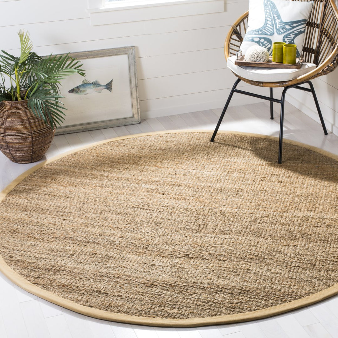 SAFAVIEH Natural Fiber NF732A Handwoven Natural Rug Image 9