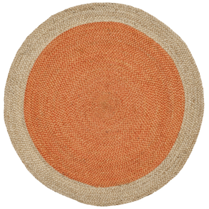 SAFAVIEH Natural Fiber NF801B Orange / Natural Rug Image 1