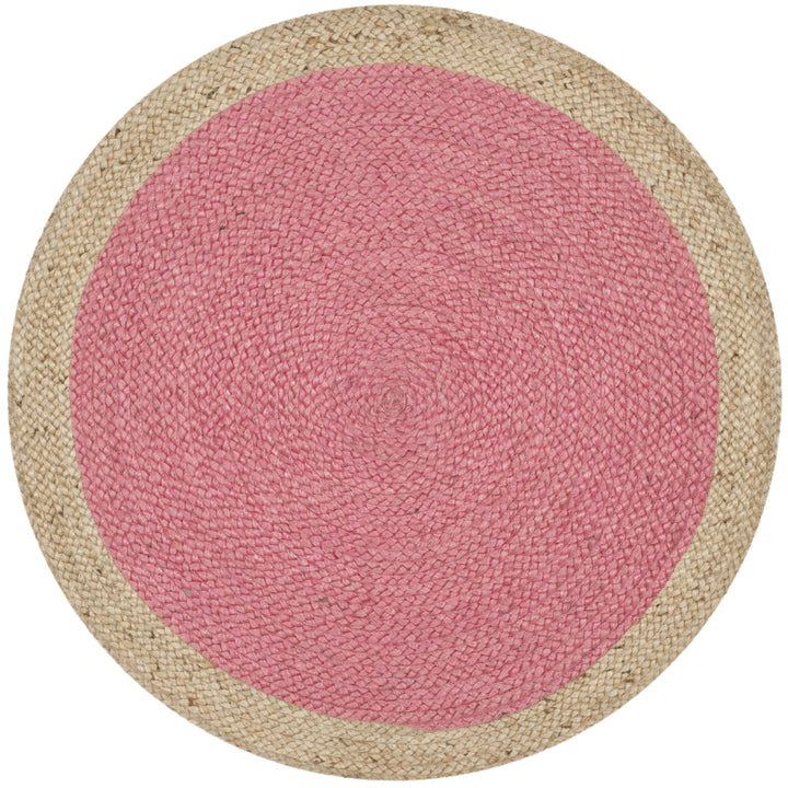 SAFAVIEH Natural Fiber NF801P Pink / Natural Rug Image 1