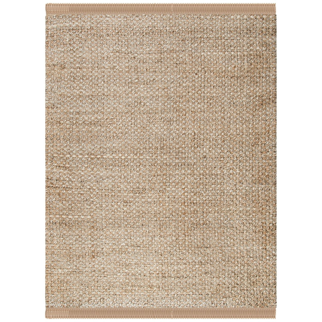 SAFAVIEH Natural Fiber NF868B Natural / Grey Rug Image 1