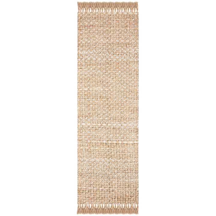 SAFAVIEH Natural Fiber NF868B Natural / Grey Rug Image 1