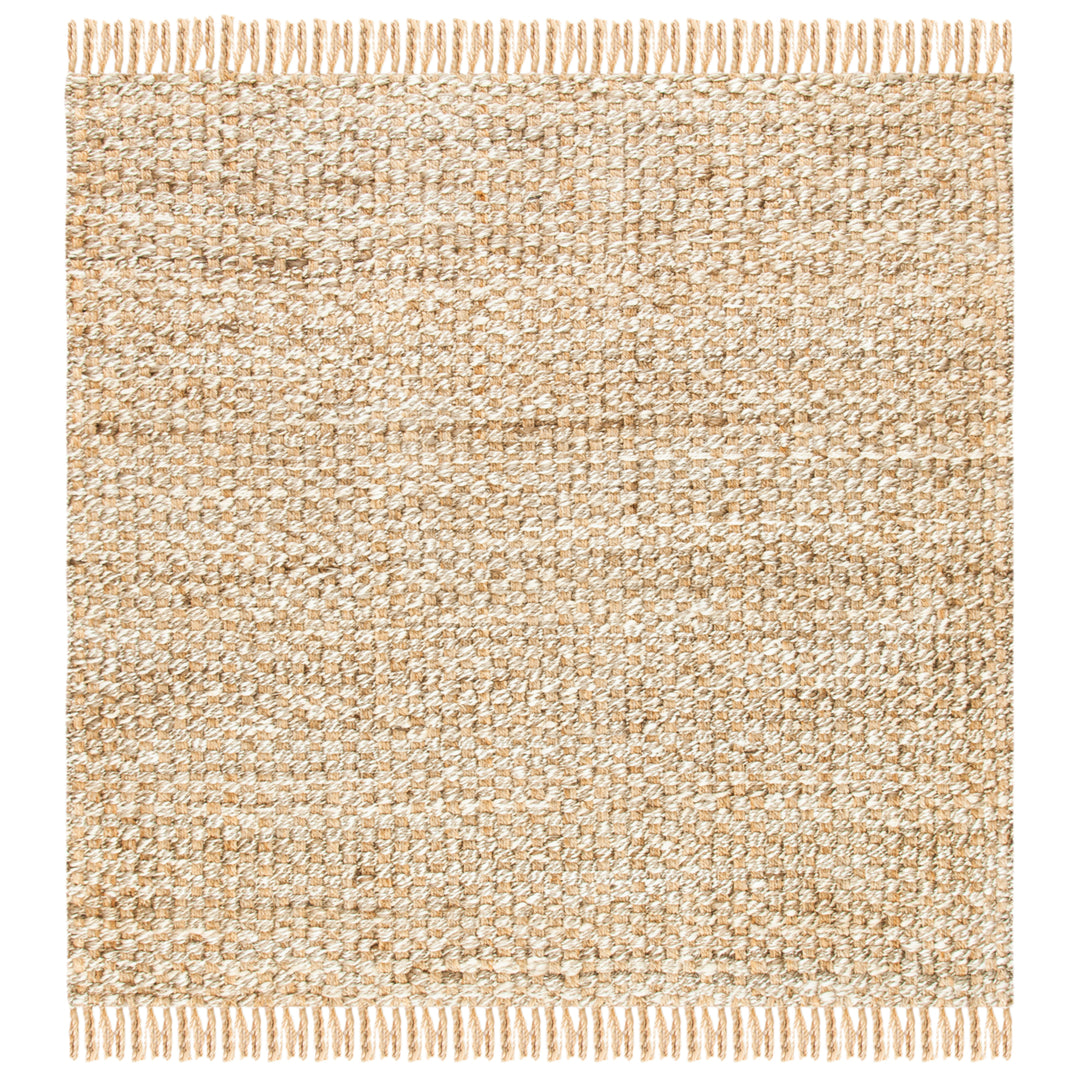 SAFAVIEH Natural Fiber NF868B Natural / Grey Rug Image 4