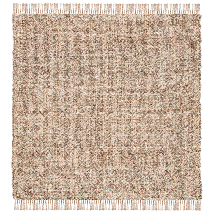 SAFAVIEH Natural Fiber NF821F Grey / Natural Rug Image 4