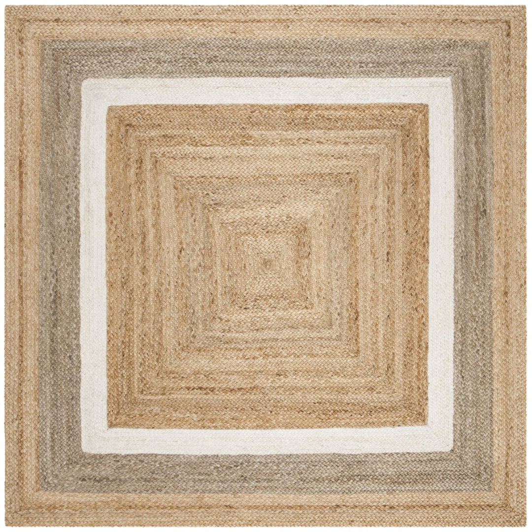 SAFAVIEH Natural Fiber NF883B Natural / Grey/Ivory Rug Image 6