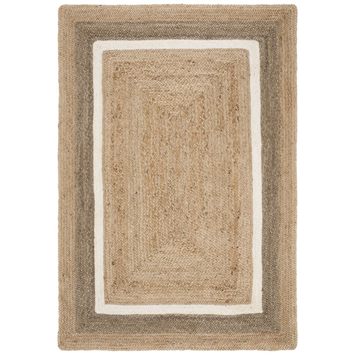 SAFAVIEH Natural Fiber NF883B Natural / Grey/Ivory Rug Image 8