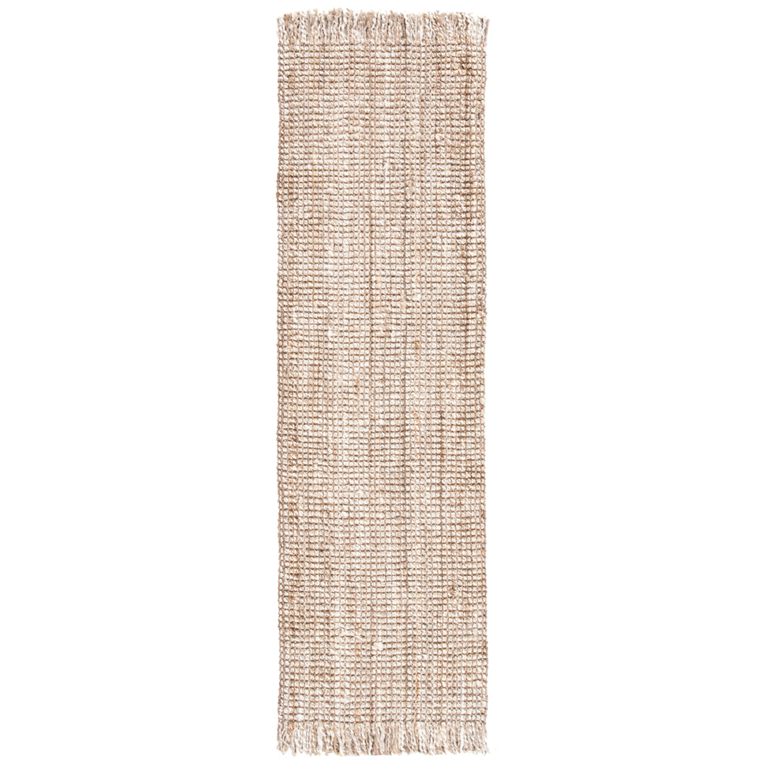 SAFAVIEH Natural Fiber NF825F Handwoven Grey / Beige Rug Image 4