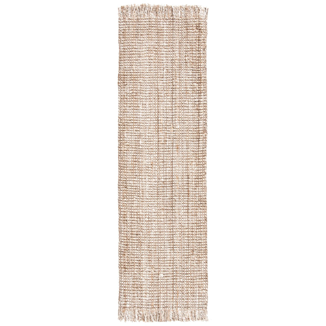 SAFAVIEH Natural Fiber NF825F Handwoven Grey / Beige Rug Image 1