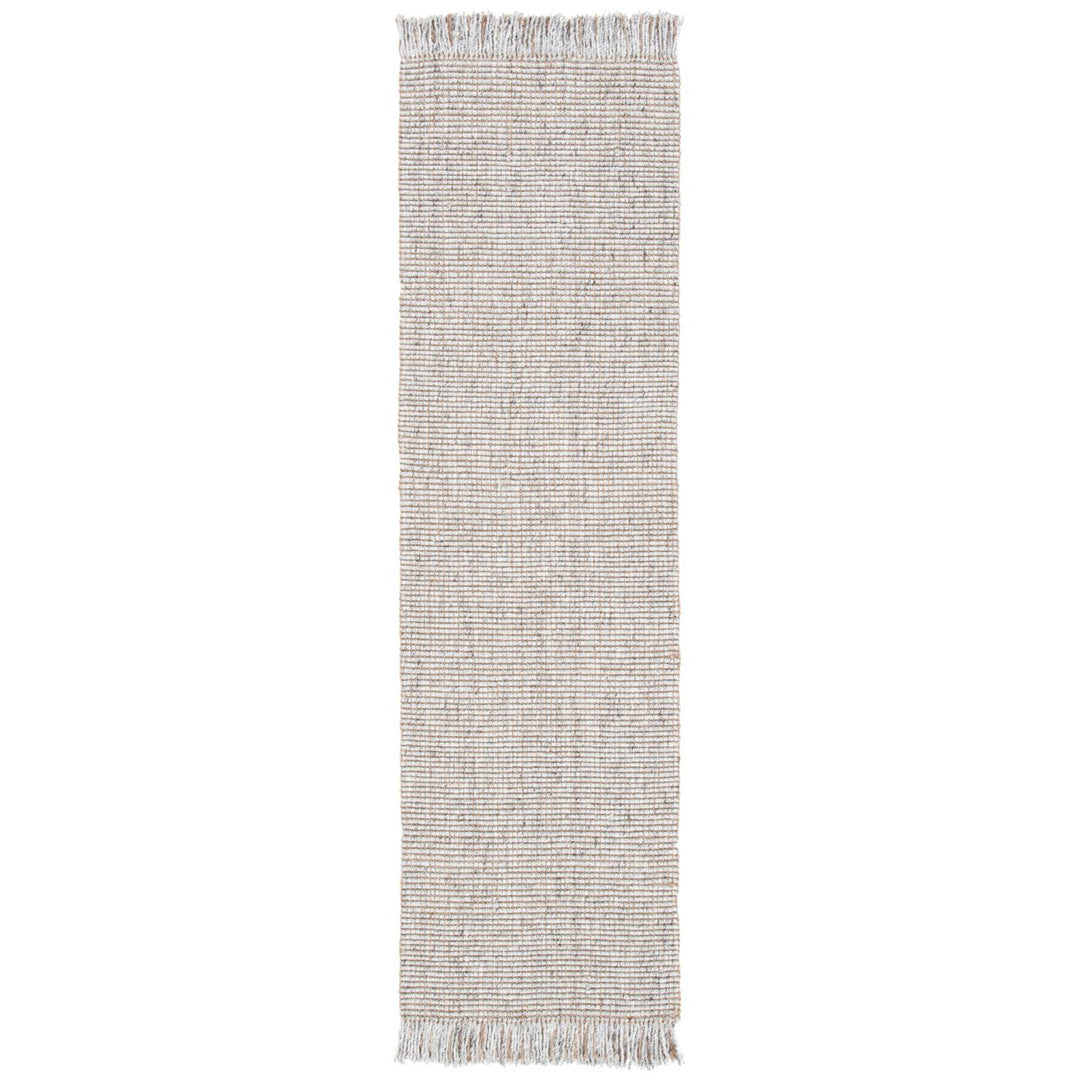 SAFAVIEH Natural Fiber NF826G Silver / Natural Rug Image 4