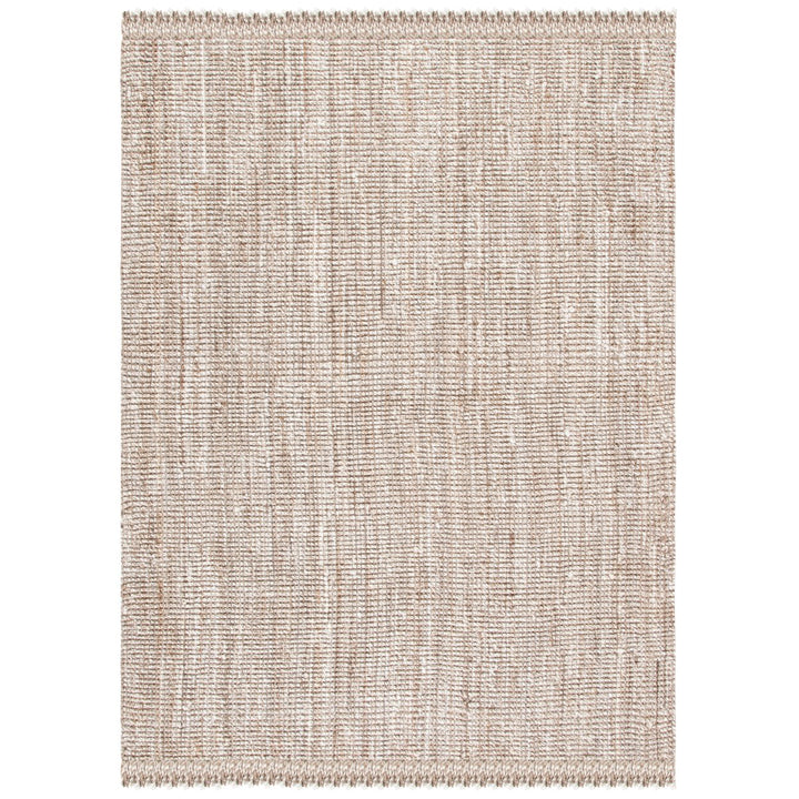 SAFAVIEH Natural Fiber NF825F Handwoven Grey / Beige Rug Image 1