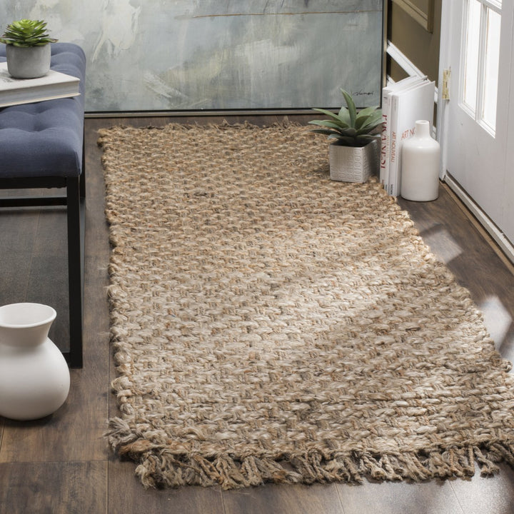 SAFAVIEH Natural Fiber NF856A Handwoven Natural Rug Image 2