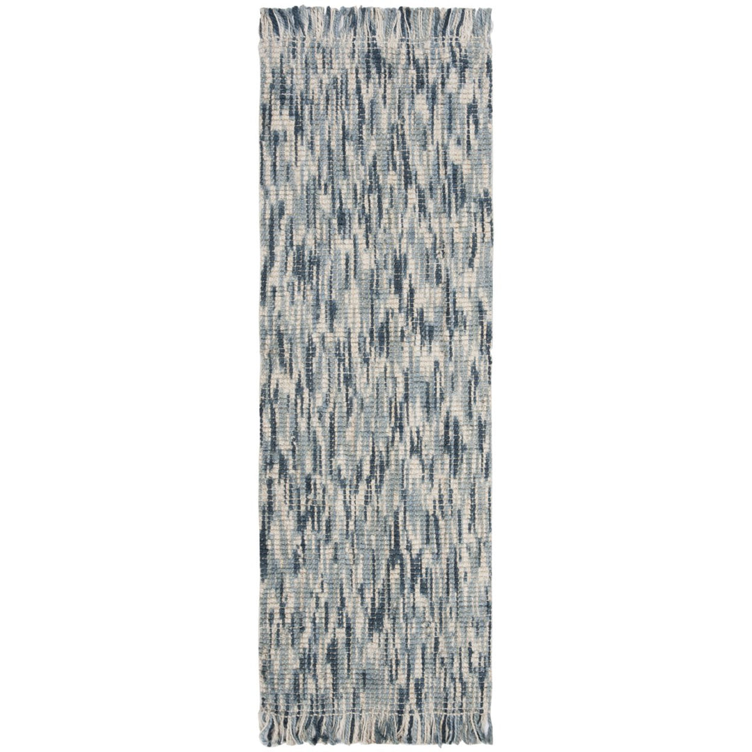 SAFAVIEH Natural Fiber NF869M Handwoven Blue / Ivory Rug Image 1