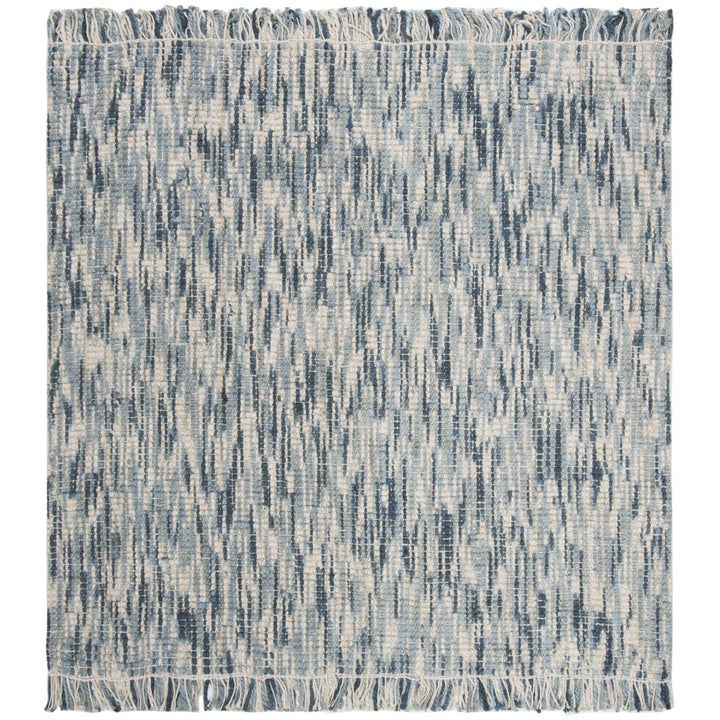 SAFAVIEH Natural Fiber NF869M Handwoven Blue / Ivory Rug Image 1