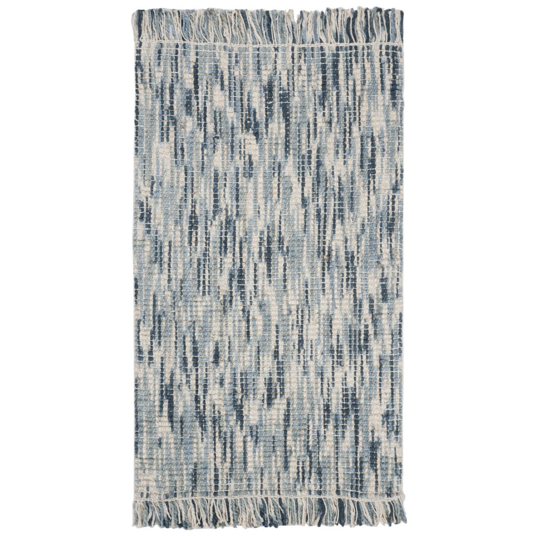 SAFAVIEH Natural Fiber NF869M Handwoven Blue / Ivory Rug Image 1