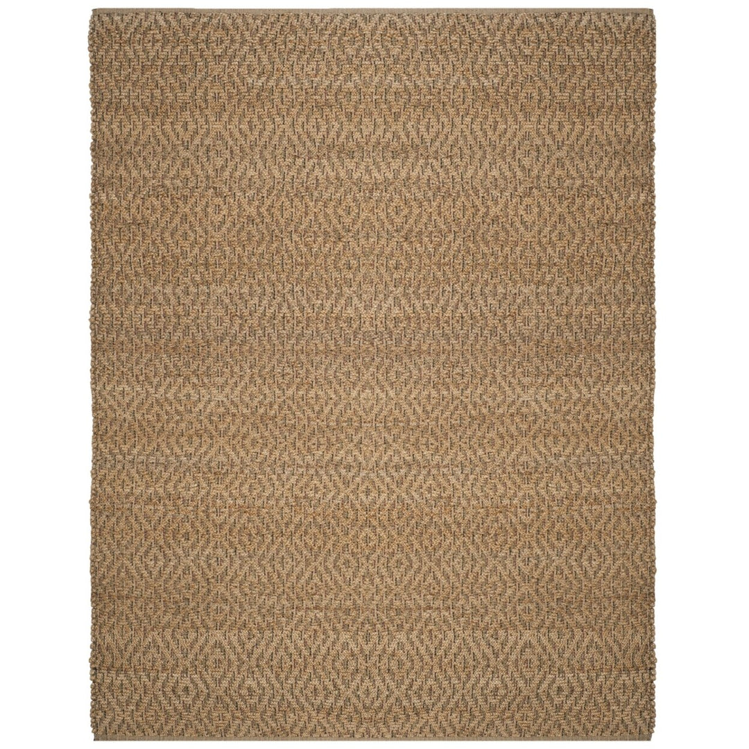 SAFAVIEH Natural Fiber NF873A Handwoven Natural /Red Rug Image 1