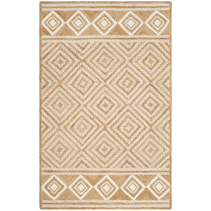 SAFAVIEH Natural Fiber NF880B Natural / Ivory Rug Image 1