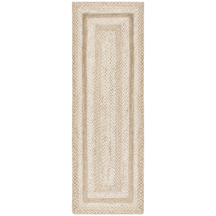 SAFAVIEH Natural Fiber NF884F Handwoven Grey / Ivory Rug Image 1