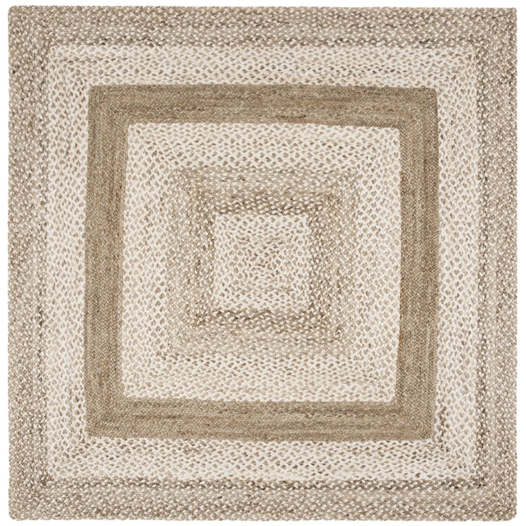 SAFAVIEH Natural Fiber NF884F Handwoven Grey / Ivory Rug Image 1