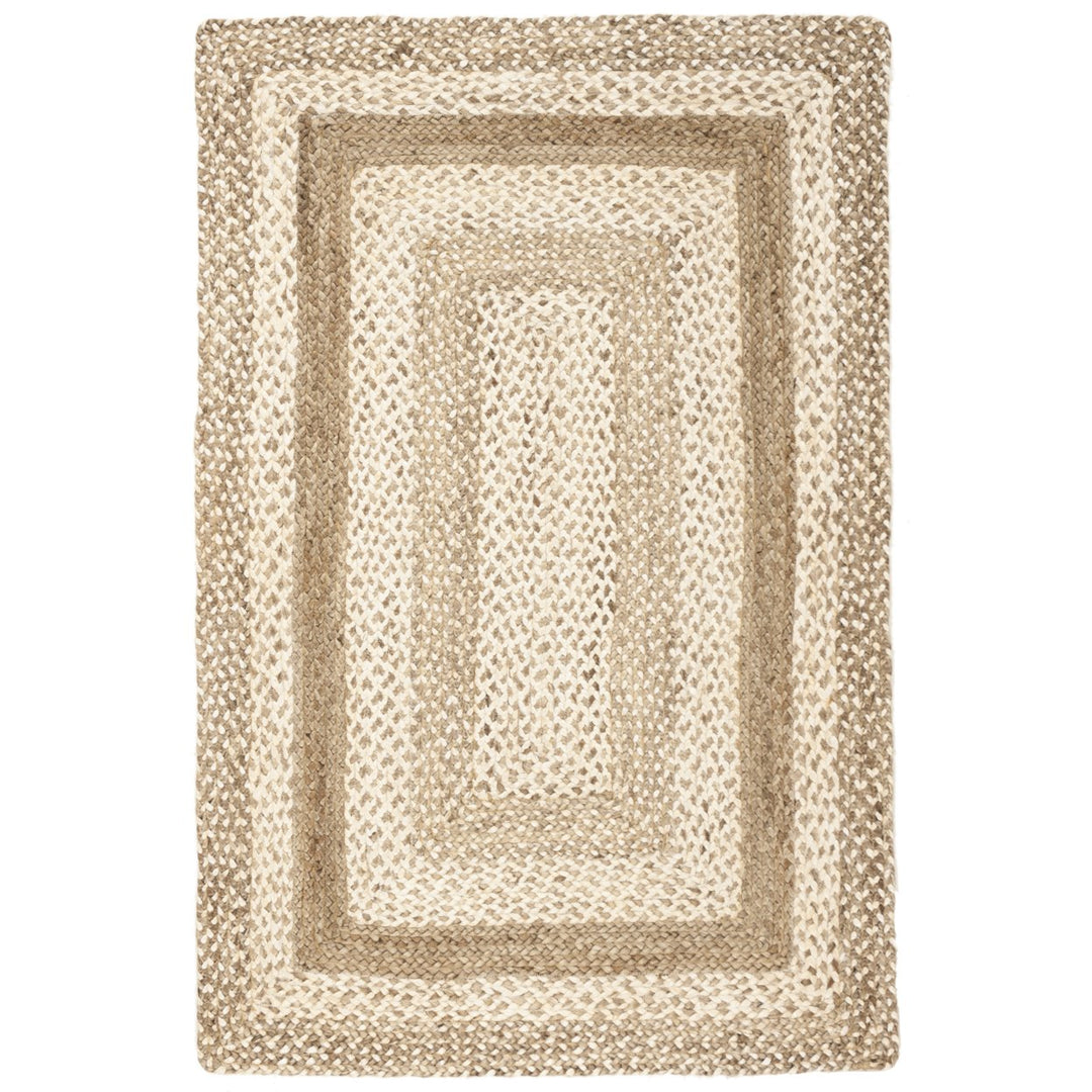 SAFAVIEH Natural Fiber NF884F Handwoven Grey / Ivory Rug Image 1