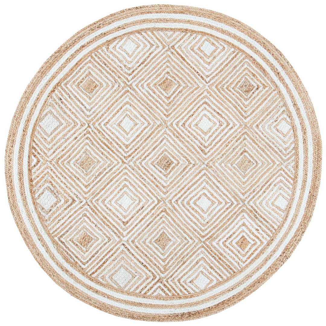 SAFAVIEH Natural Fiber NF889A Natural / Ivory Rug Image 1