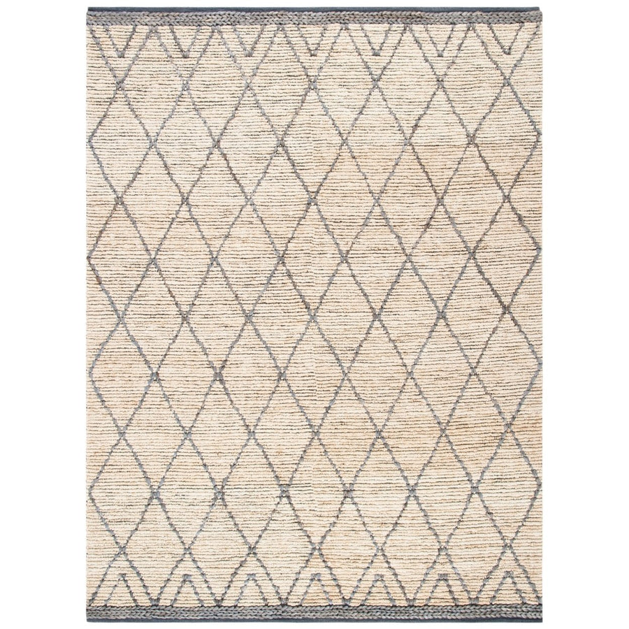 SAFAVIEH Natural Fiber NF956F Natural / Grey Rug Image 1