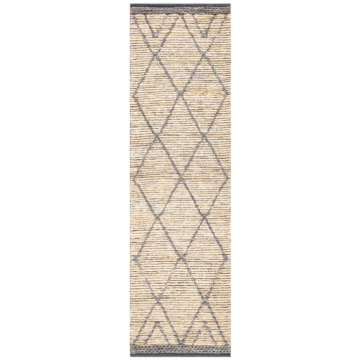 SAFAVIEH Natural Fiber NF956F Natural / Grey Rug Image 3