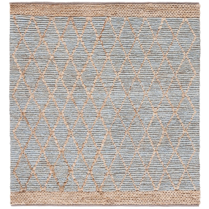 SAFAVIEH Natural Fiber NF951L Handmade Light Blue Rug Image 1