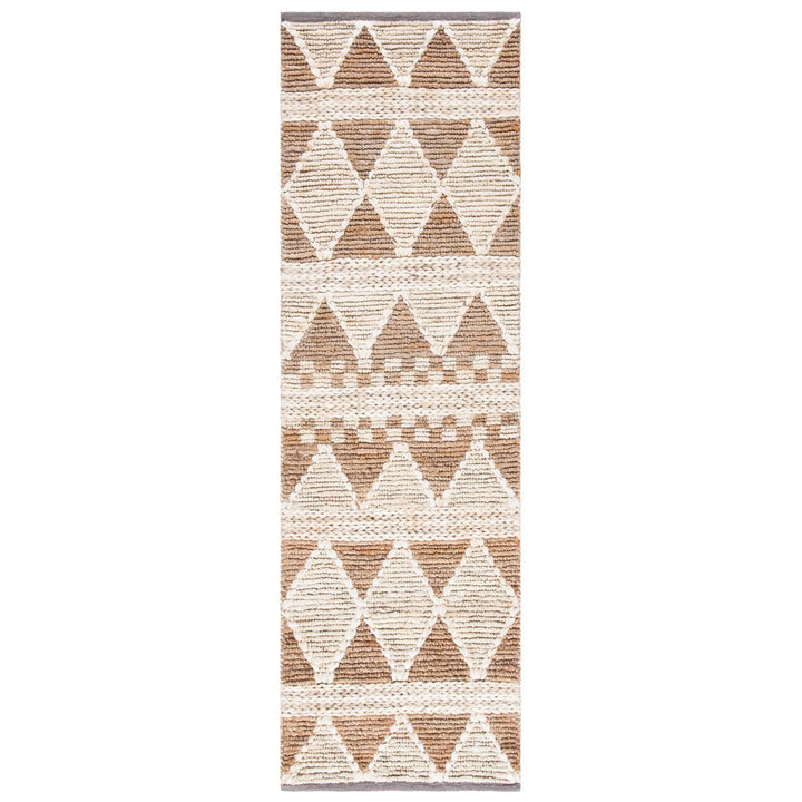 SAFAVIEH Natural Fiber NF958T Handwoven Brown /Beige Rug Image 1