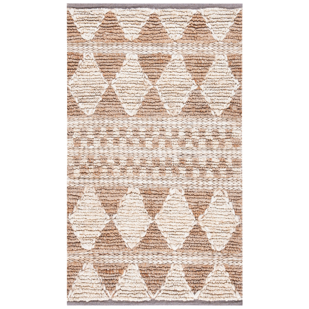 SAFAVIEH Natural Fiber NF958T Handwoven Brown /Beige Rug Image 7