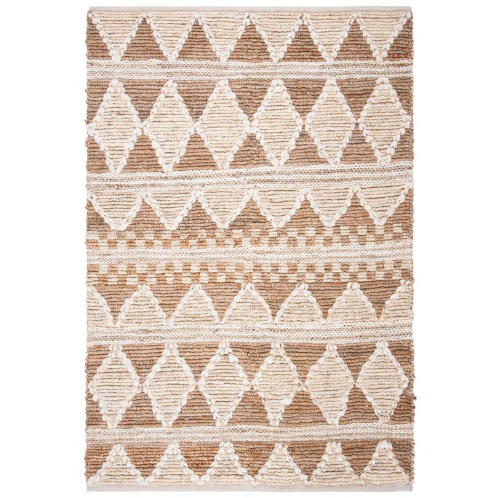 SAFAVIEH Natural Fiber NF958T Handwoven Brown /Beige Rug Image 1