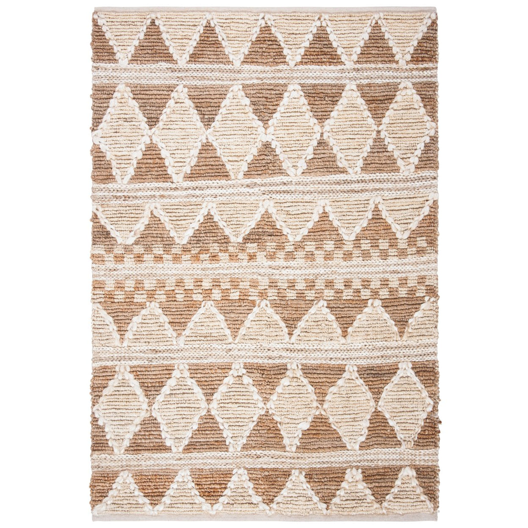 SAFAVIEH Natural Fiber NF958T Handwoven Brown /Beige Rug Image 1