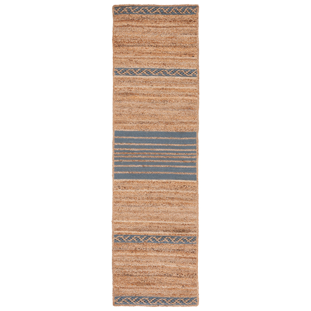 SAFAVIEH Natural Fiber NFB262F Natural / Grey Rug Image 3