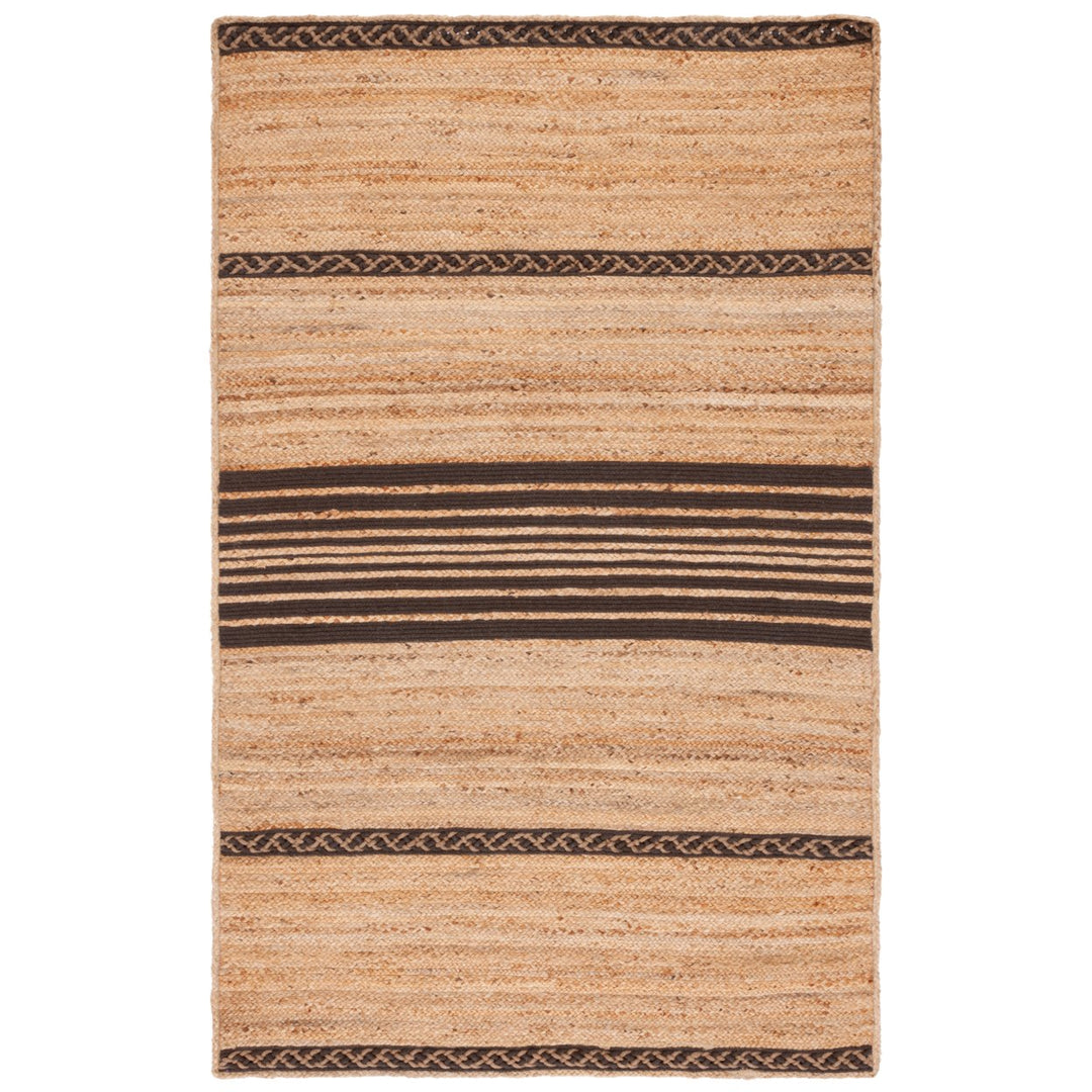 SAFAVIEH Natural Fiber NFB262T Natural / Brown Rug Image 1