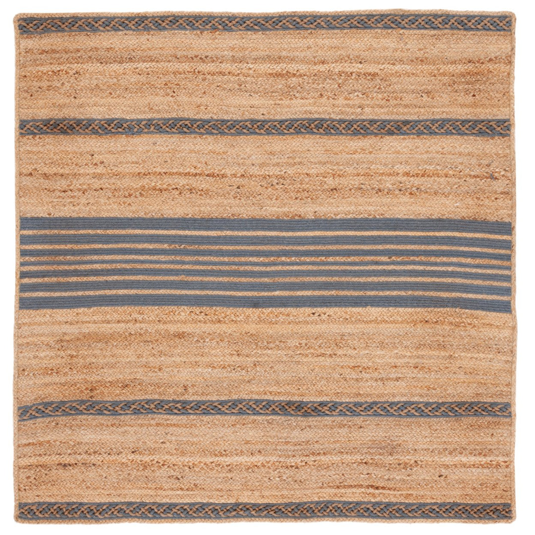 SAFAVIEH Natural Fiber NFB262F Natural / Grey Rug Image 4