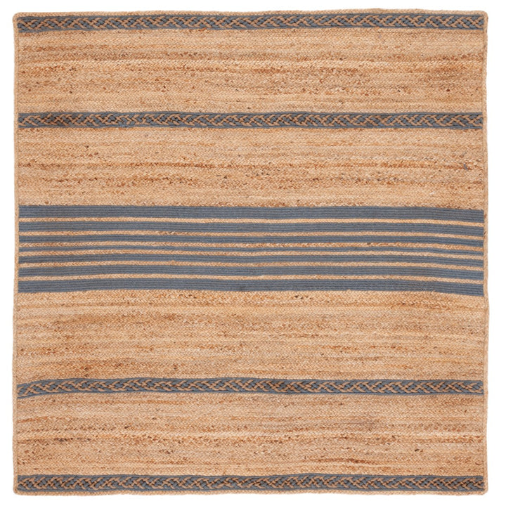 SAFAVIEH Natural Fiber NFB262F Natural / Grey Rug Image 4