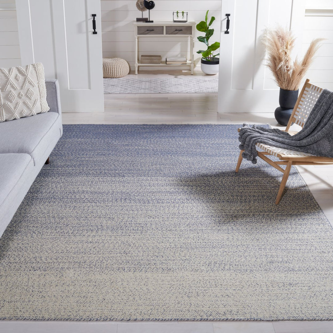 SAFAVIEH Natural Fiber NFB263F Natural / Grey Rug Image 1