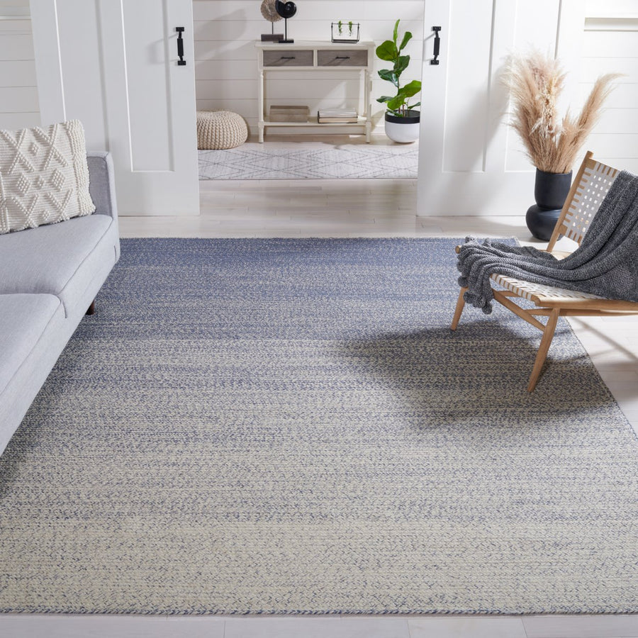 SAFAVIEH Natural Fiber NFB263F Natural / Grey Rug Image 1