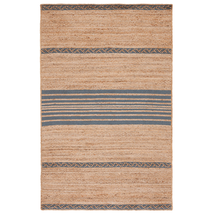 SAFAVIEH Natural Fiber NFB262F Natural / Grey Rug Image 9