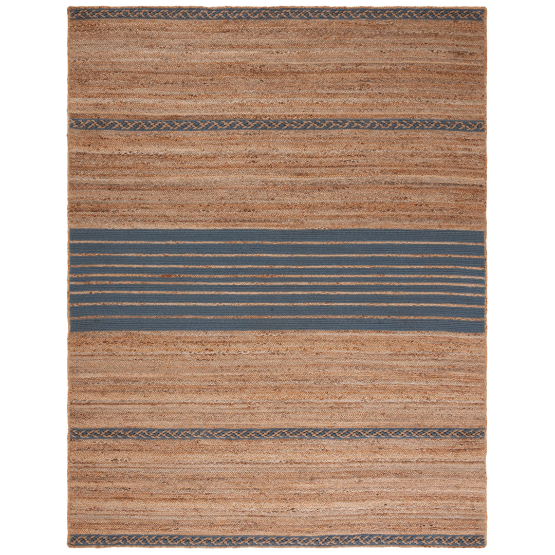 SAFAVIEH Natural Fiber NFB262F Natural / Grey Rug Image 10