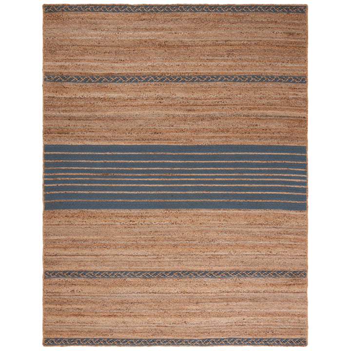 SAFAVIEH Natural Fiber NFB262F Natural / Grey Rug Image 10