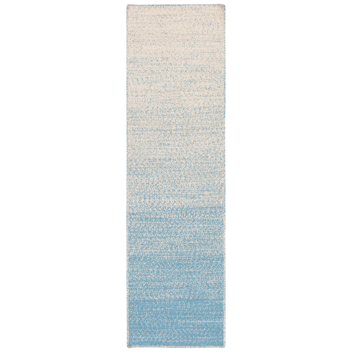 SAFAVIEH Natural Fiber NFB263M Natural / Light Blue Rug Image 3