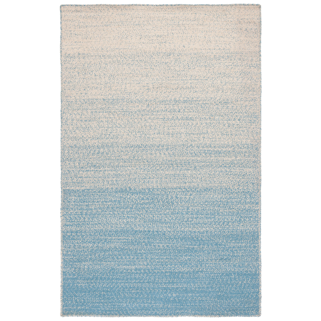 SAFAVIEH Natural Fiber NFB263M Natural / Light Blue Rug Image 9