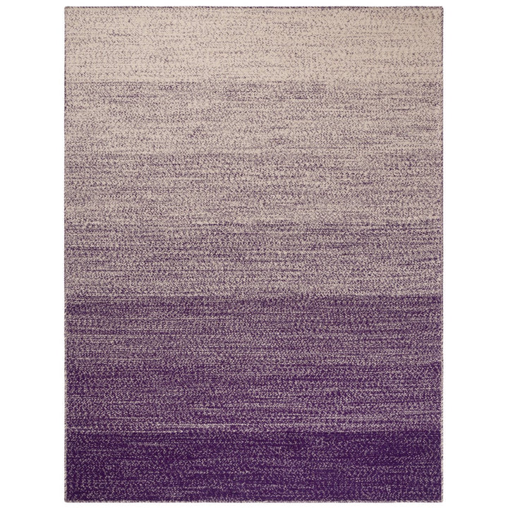 SAFAVIEH Natural Fiber NFB263V Natural / Purple Rug Image 9