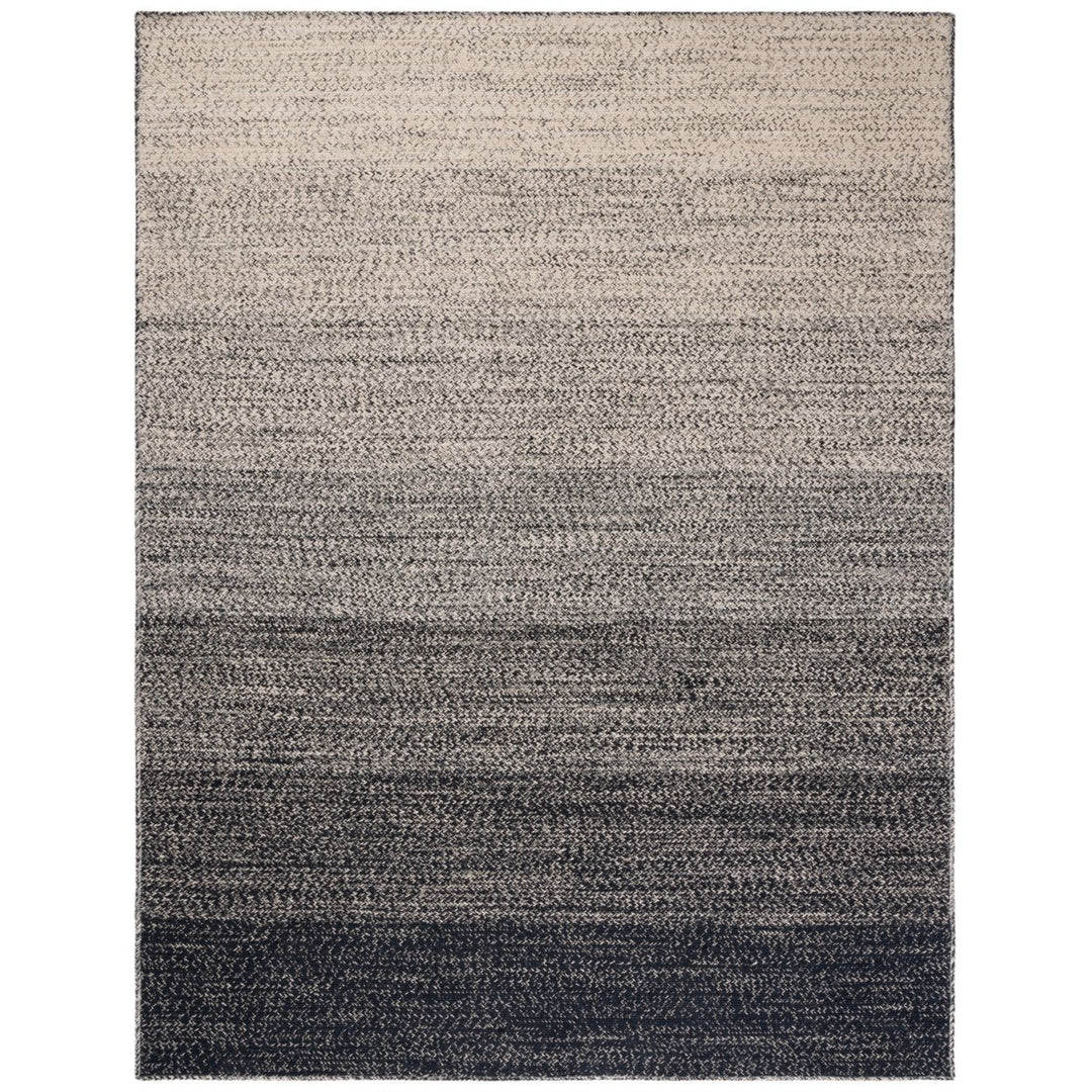 SAFAVIEH Natural Fiber NFB263Z Natural / Black Rug Image 1