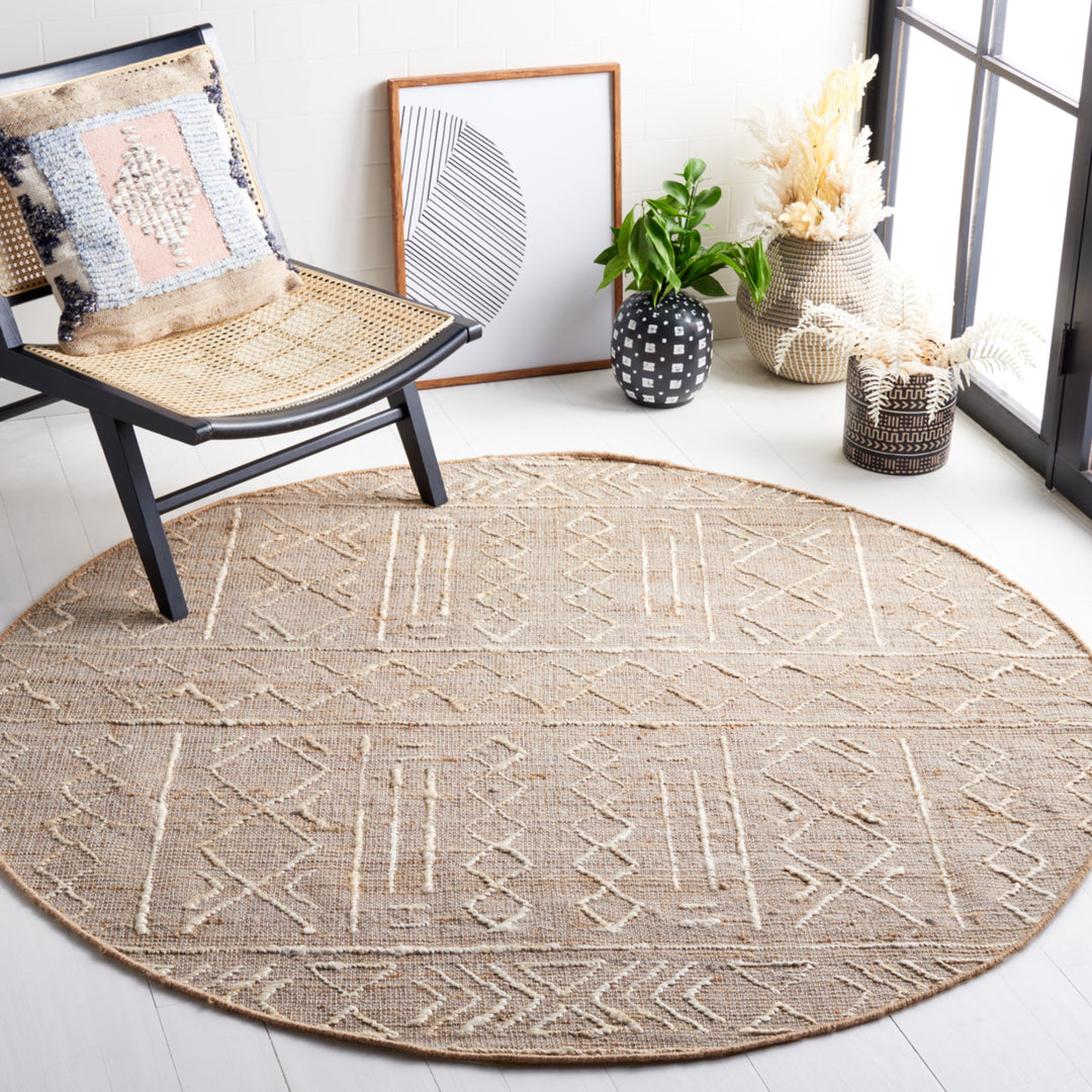 SAFAVIEH Natural Fiber NFB408A Natural / Ivory Rug Image 2